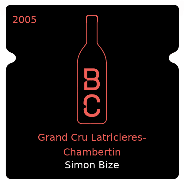 Simon Bize Grand Cru Latricieres-Chambertin 2005