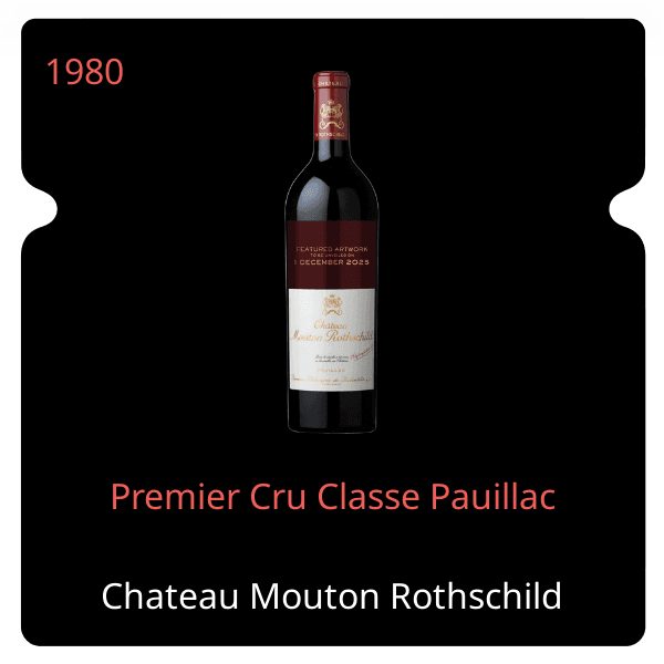 Mouton Rothschild Premier Cru Classe Pauillac 1980