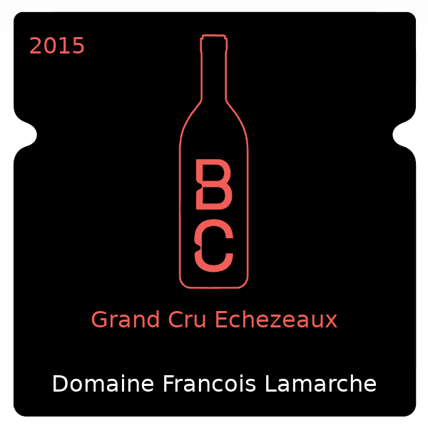 Nicole Lamarche Grand Cru Echezeaux 2015