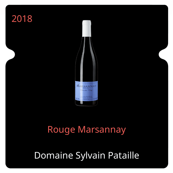 Sylvain Pataille Rouge Marsannay 2018
