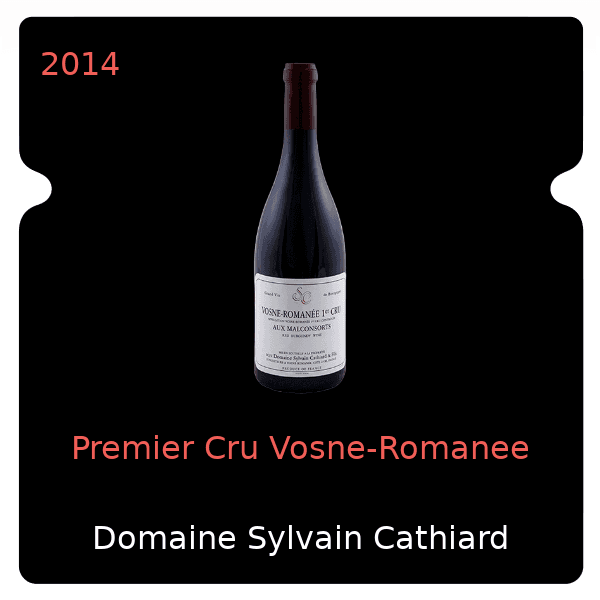 Sylvain Cathiard Premier Cru Vosne-Romanee 2014