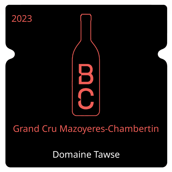Tawse Grand Cru Mazoyeres-Chambertin 2023