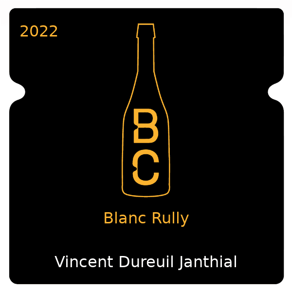 Vincent Dureuil Janthial Blanc Rully 2022