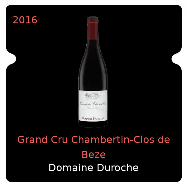 Duroche Grand Cru Chambertin-Clos de Beze 2016