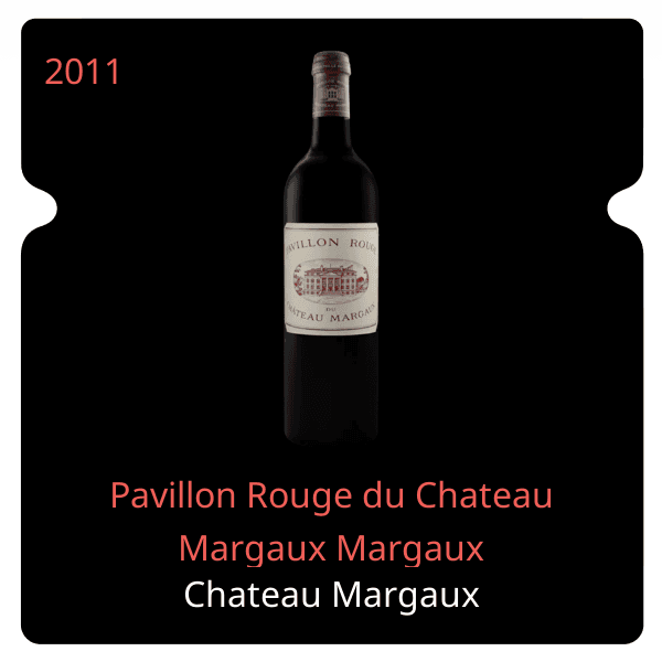 Margaux Pavillon Rouge du Chateau Margaux Margaux 2011