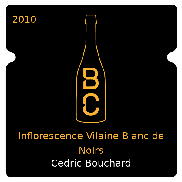 Cedric Bouchard Inflorescence Vilaine Blanc de Noirs 2010