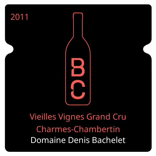 Denis Bachelet Vieilles Vignes Grand Cru Charmes-Chambertin 2011