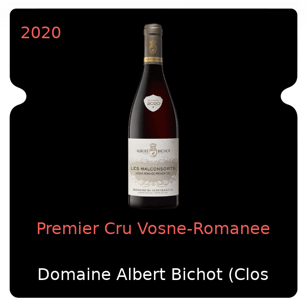 Albert Bichot (Clos Frantin) Premier Cru Vosne-Romanee 2020