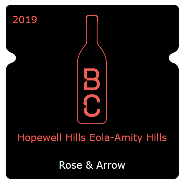 Rose & Arrow Hopewell Hills Eola-Amity Hills 2019