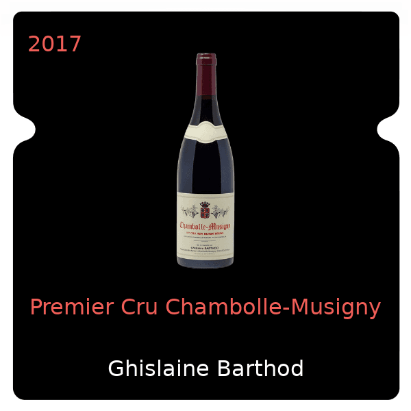 Ghislaine Barthod Premier Cru Chambolle-Musigny 2017