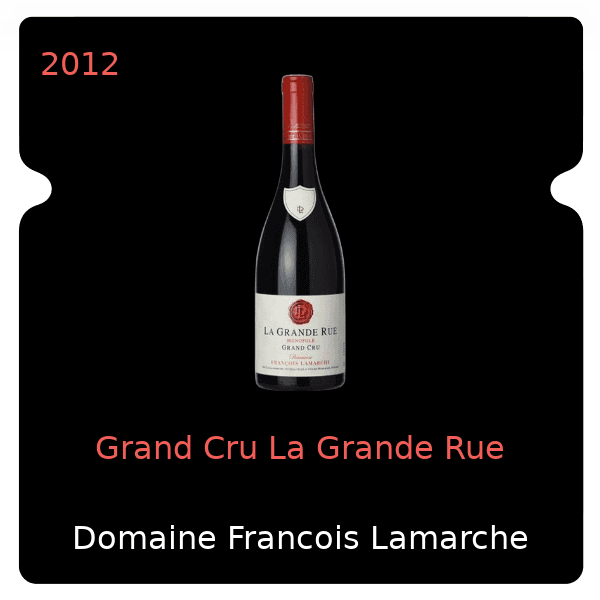 Nicole Lamarche Grand Cru La Grande Rue 2012
