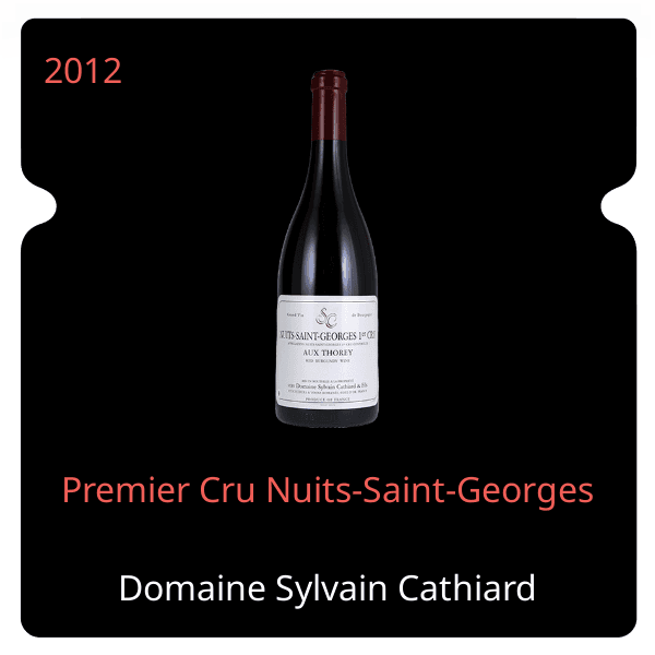 Sylvain Cathiard Premier Cru Nuits-Saint-Georges 2012