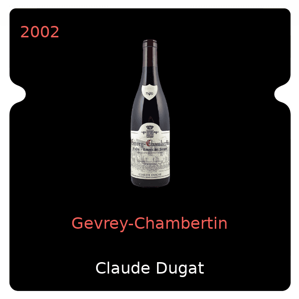 Claude Dugat Gevrey-Chambertin 2002