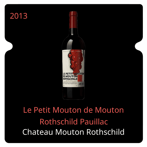 Mouton Rothschild Le Petit Mouton de Mouton Rothschild Pauillac 2013