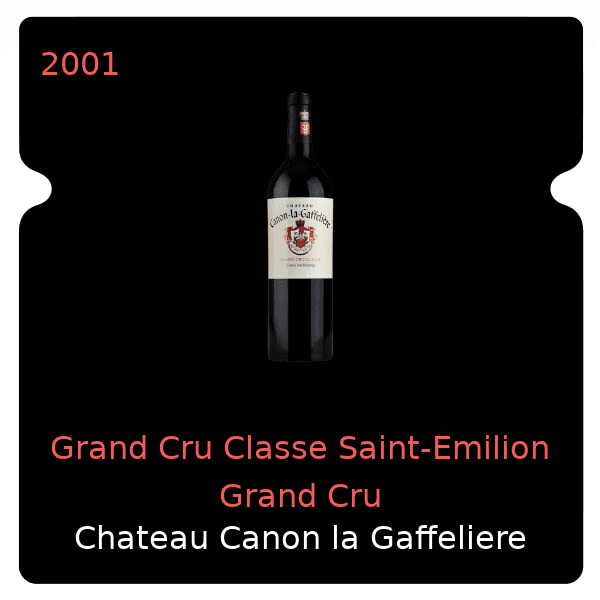 Gaffeliere Grand Cru Classe Saint-Emilion Grand Cru 2001