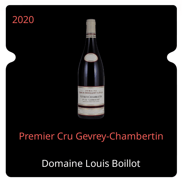Louis Boillot Premier Cru Gevrey-Chambertin 2020