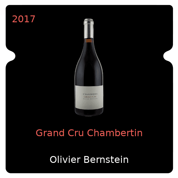 Olivier Bernstein Grand Cru Chambertin 2017