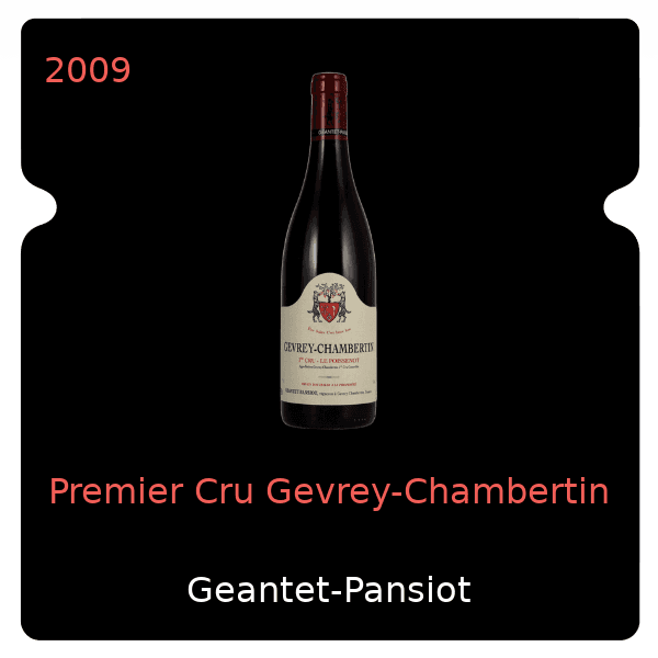 Gazin Premier Cru Gevrey-Chambertin 2009
