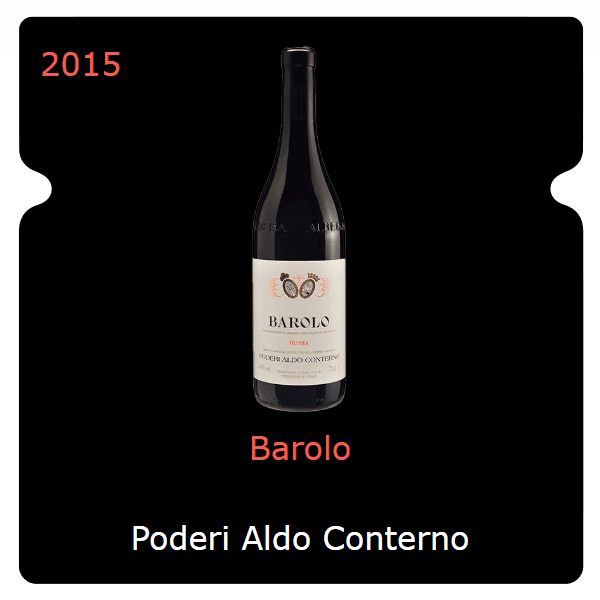 Aldo Conterno Barolo 2015