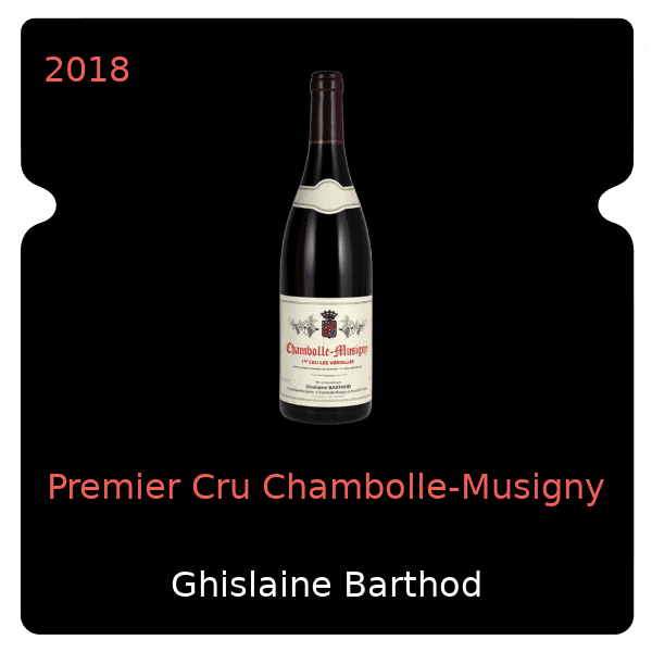 Ghislaine Barthod Premier Cru Chambolle-Musigny 2018