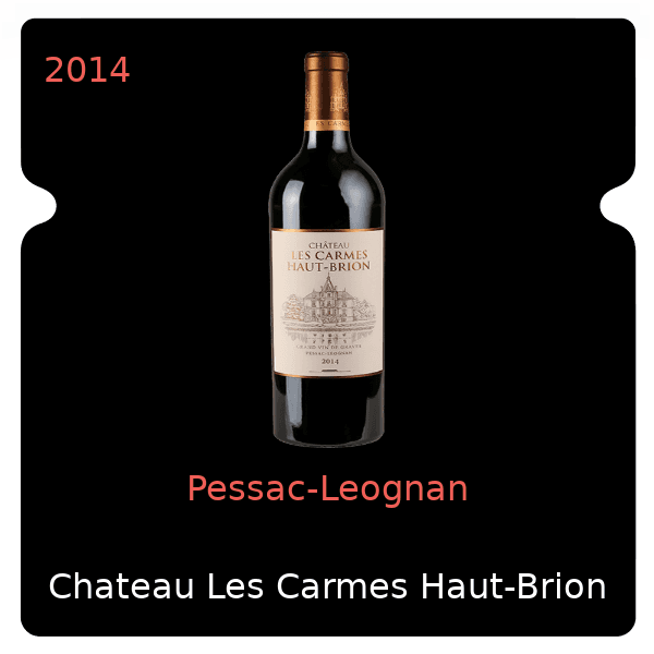 Carmes Haut-Brion Pessac-Leognan 2014