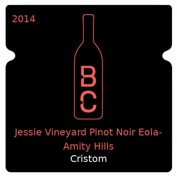 Commaraine Jessie Vineyard Pinot Noir Eola-Amity Hills 2014