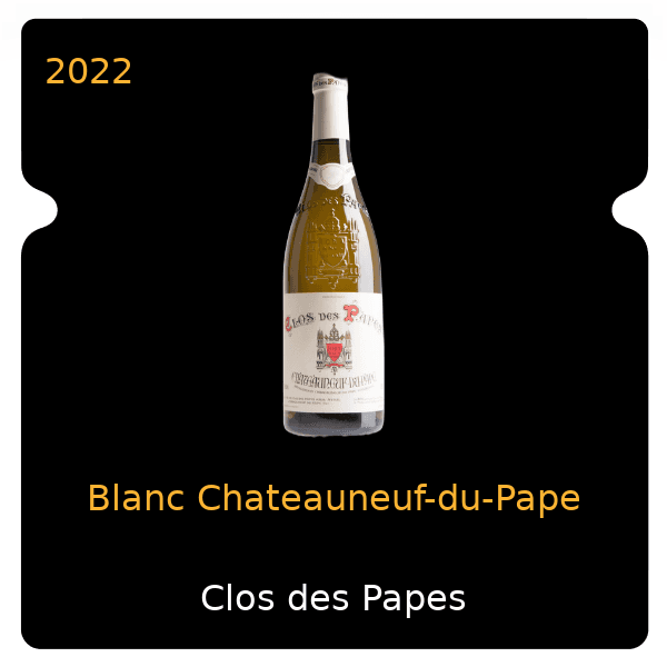 Papes Blanc Chateauneuf-du-Pape 2022