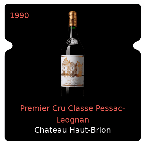 Haut-Brion Premier Cru Classe Pessac-Leognan 1990