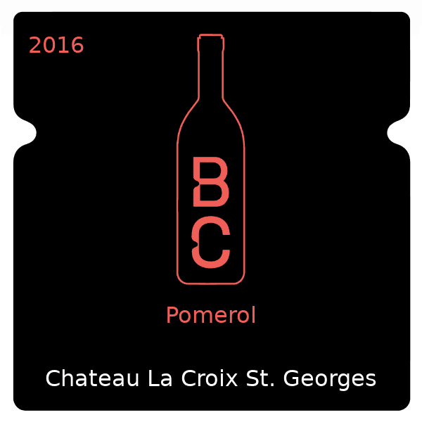 Georges Laval Pomerol 2016