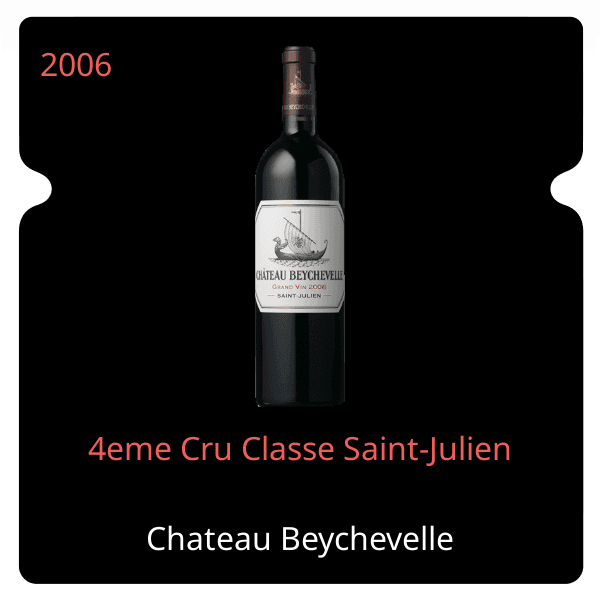 Beychevelle 4eme Cru Classe Saint-Julien 2006