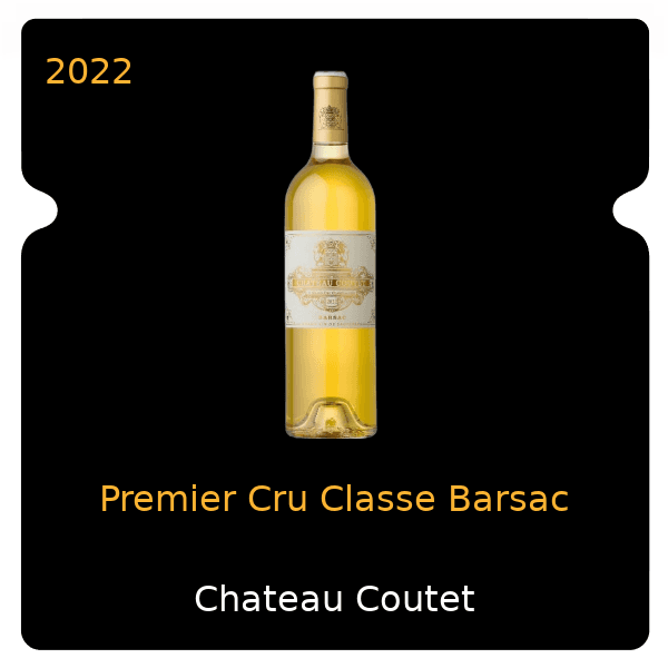 Coutet Premier Cru Classe Barsac 2022