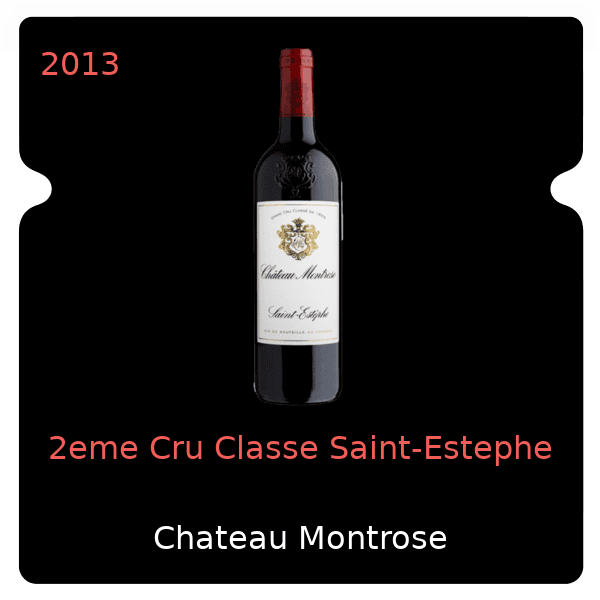 Montrose 2eme Cru Classe Saint-Estephe 2013