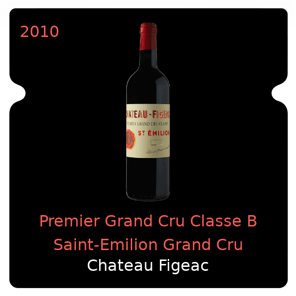 Figeac Premier Grand Cru Classe B Saint-Emilion Grand Cru 2010