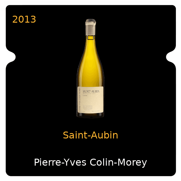 Pierre-Yves Colin-Morey Saint-Aubin 2013