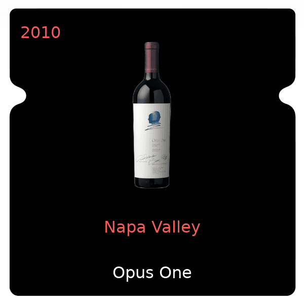 Opus One Napa Valley 2010