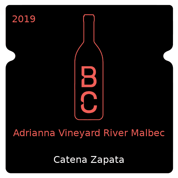 Zapata Adrianna Vineyard River Malbec 2019