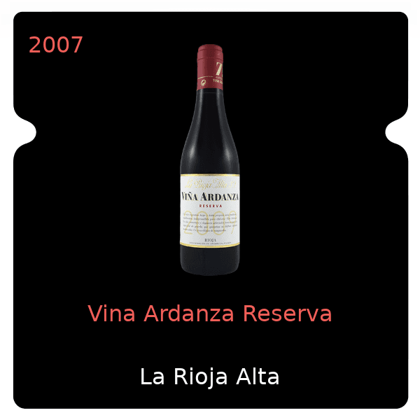 Rioja Alta Vina Ardanza Reserva 2007