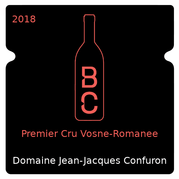 Jean-Jacques Confuron Premier Cru Vosne-Romanee 2018