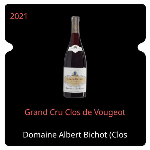 Albert Bichot (Clos Frantin) Grand Cru Clos de Vougeot 2021