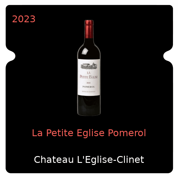 L'Eglise-Clinet La Petite Eglise Pomerol 2023
