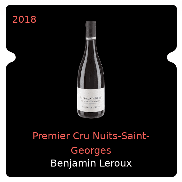 Benjamin Leroux Premier Cru Nuits-Saint-Georges 2018