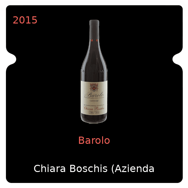 Chiara Boschis (Azienda Agricola E. Pira e Figli) Barolo 2015