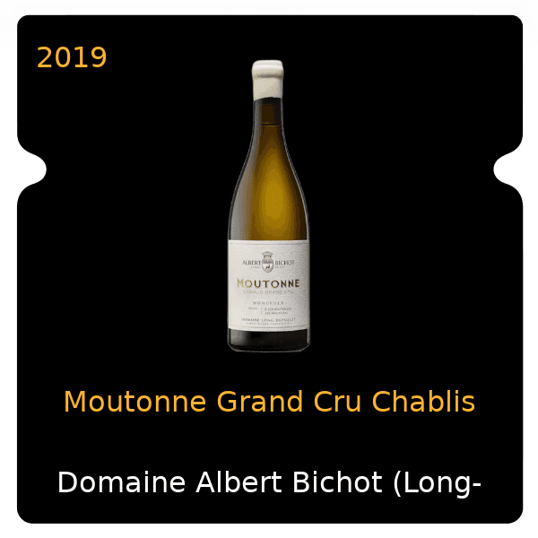 Albert Bichot (Long Depaquit) Moutonne Grand Cru Chablis 2019