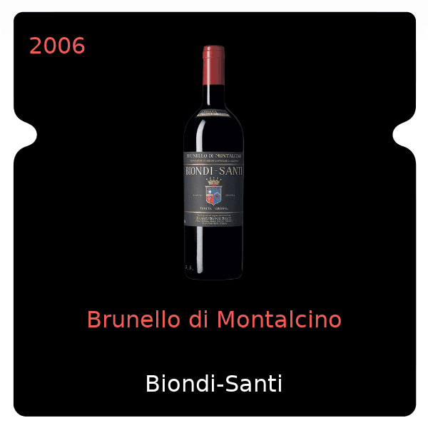 Biondi Santi Brunello di Montalcino 2006