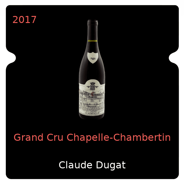 Claude Dugat Grand Cru Chapelle-Chambertin 2017