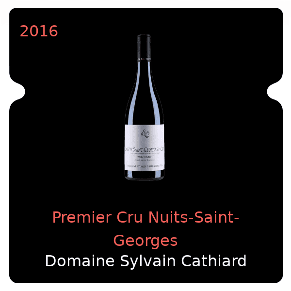 Sylvain Cathiard Premier Cru Nuits-Saint-Georges 2016