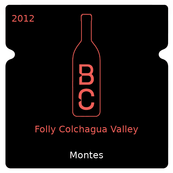 Montes Folly Colchagua Valley 2012