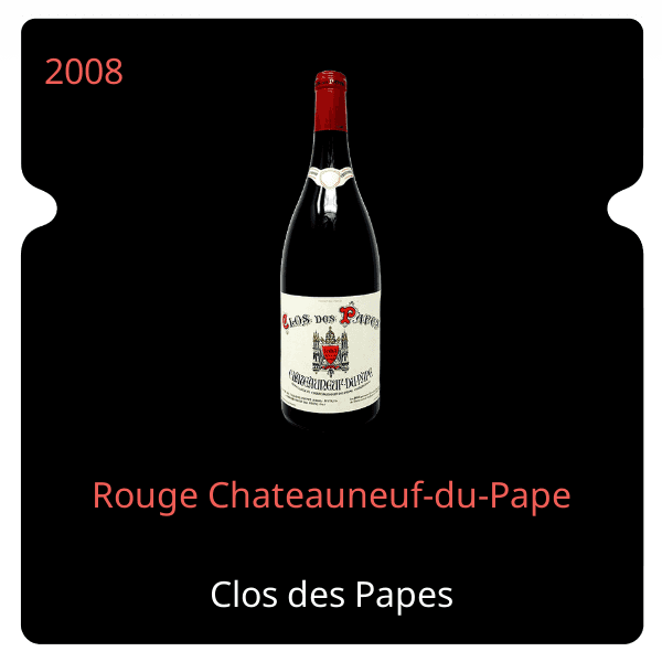 Papes Rouge Chateauneuf-du-Pape 2008