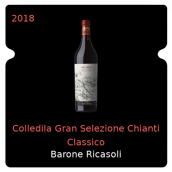 Ricasoli Colledila Gran Selezione Chianti Classico 2018