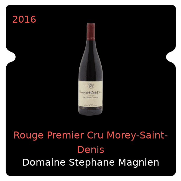 Stephane Magnien Rouge Premier Cru Morey-Saint-Denis 2016